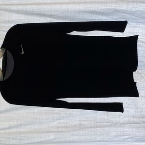 Men's Nike dry fit long sleeve shirt black sizelarge